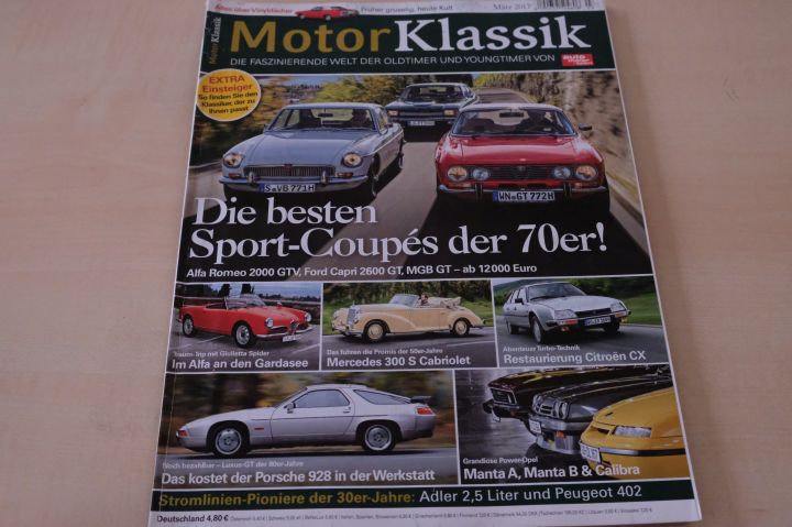 Deckblatt Motor Klassik (03/2017)